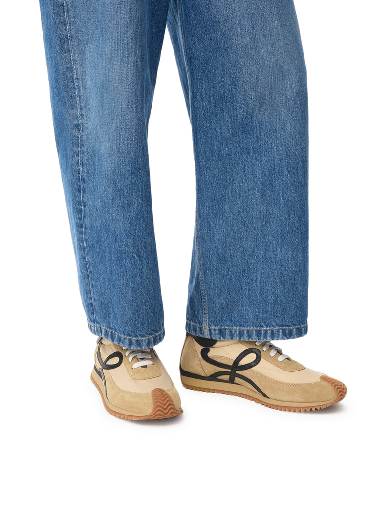 FLOW RUNNER IN NYLON E SUEDE