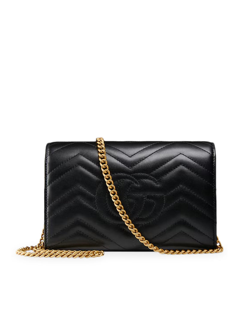 MINI BORSA GG MARMONT IN PELE MATELASSÉ