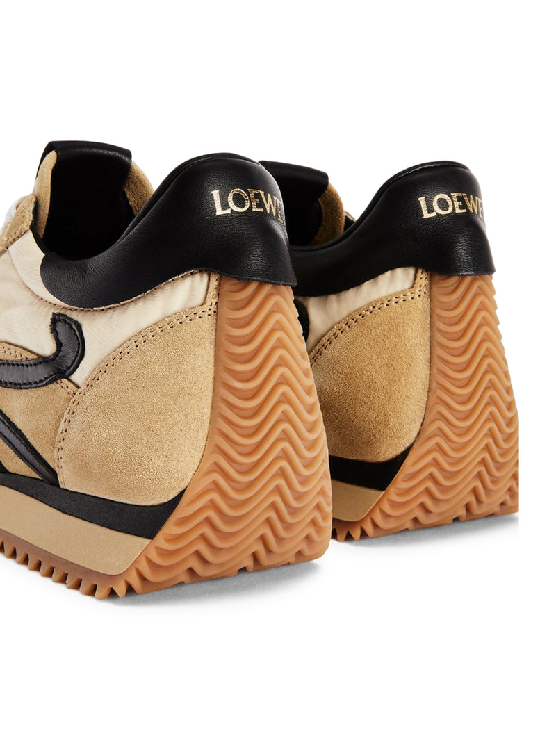 SNEAKERS FLOW RUNNER IN NYLOON E PELLE E SCAMOSCIATA