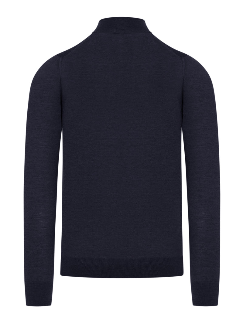 MAGLIA FULL ZIP IN VIRGIN WOOL