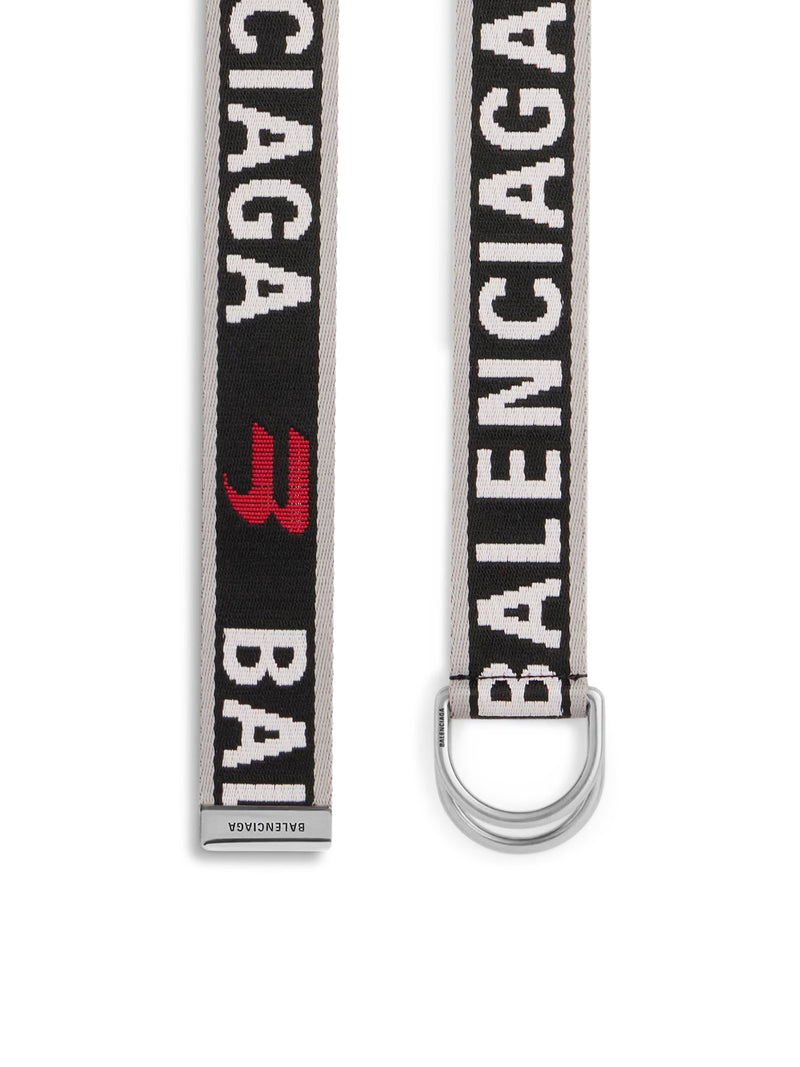 CINTURA D RING DA UOMO IN GRIGIO