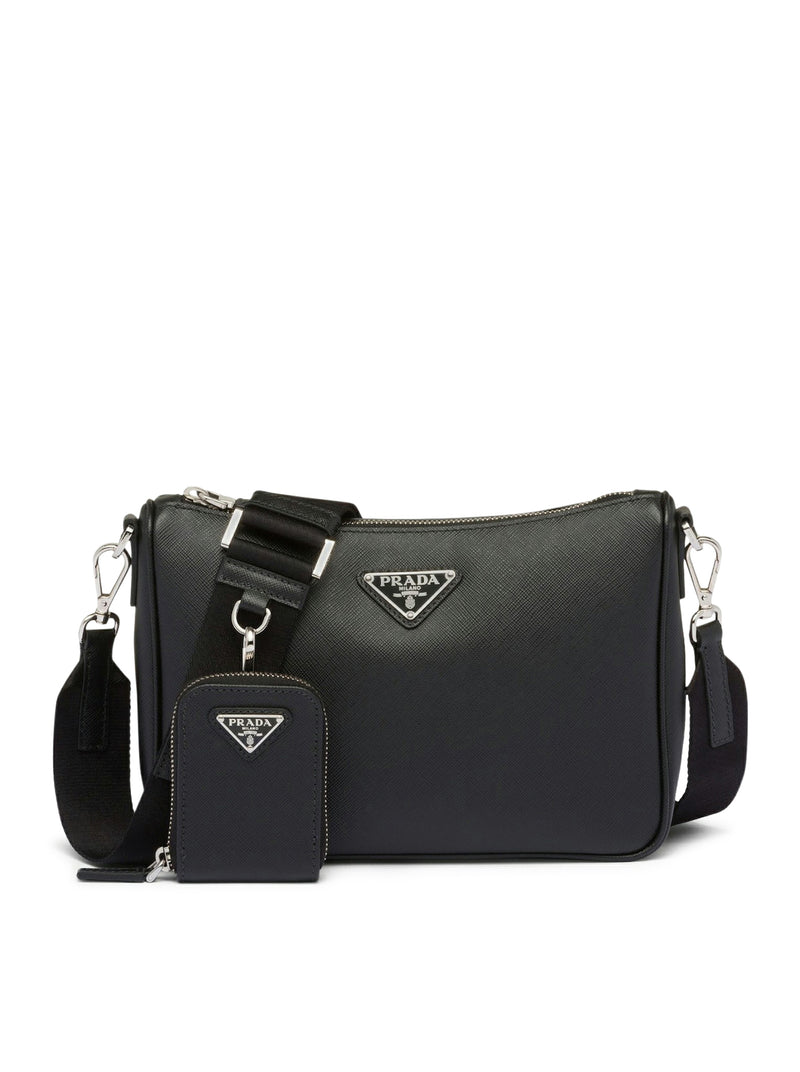 BORSA A SPALLA IN SAFFIANO