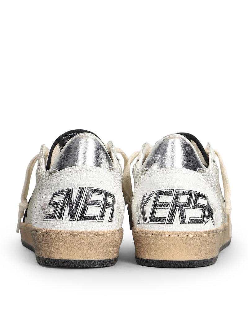 SNEAKERS BALL-STAR IN PELLE E INSERTI LAMINATI