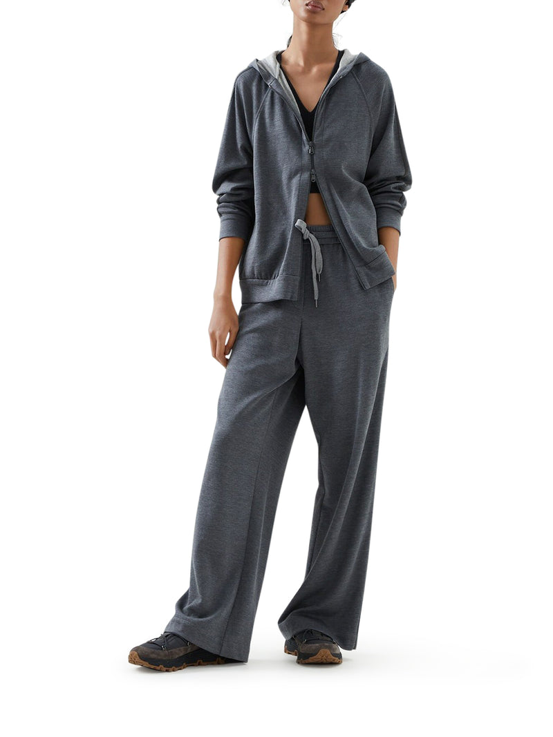 PANTALONI WIDE LEG CON COULISSE