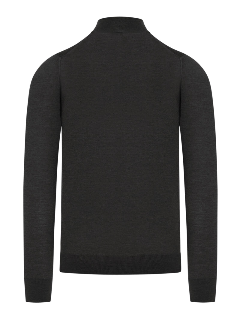 MAGLIA FULL ZIP IN VIRGIN WOOL