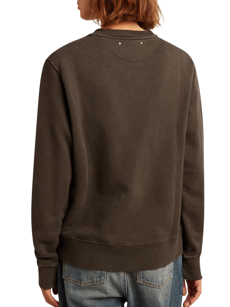 FELPA GIROCOLLO CON CRISTALLI