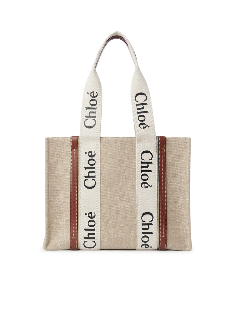 TOTE BAG WOODY IN LINO