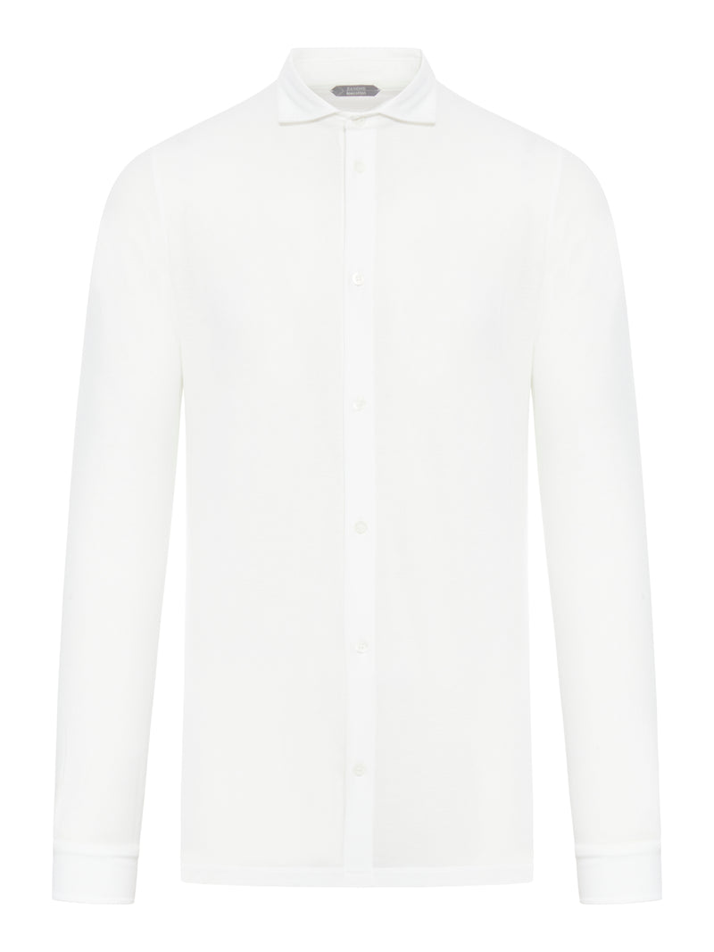 CAMICIA IN COTONE A MANICHE LUNGHE
