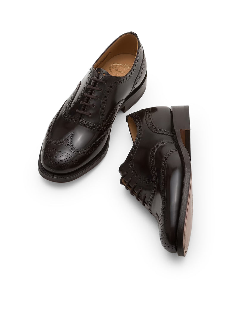 OXFORD BROGUE BURWOOD IN PELLE DI VITELLO SPAZZOLATO