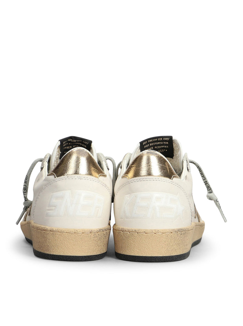 SNEAKERS BALL-STAR CON STELLA DORATA E LINGUETTA SUL TALLONE