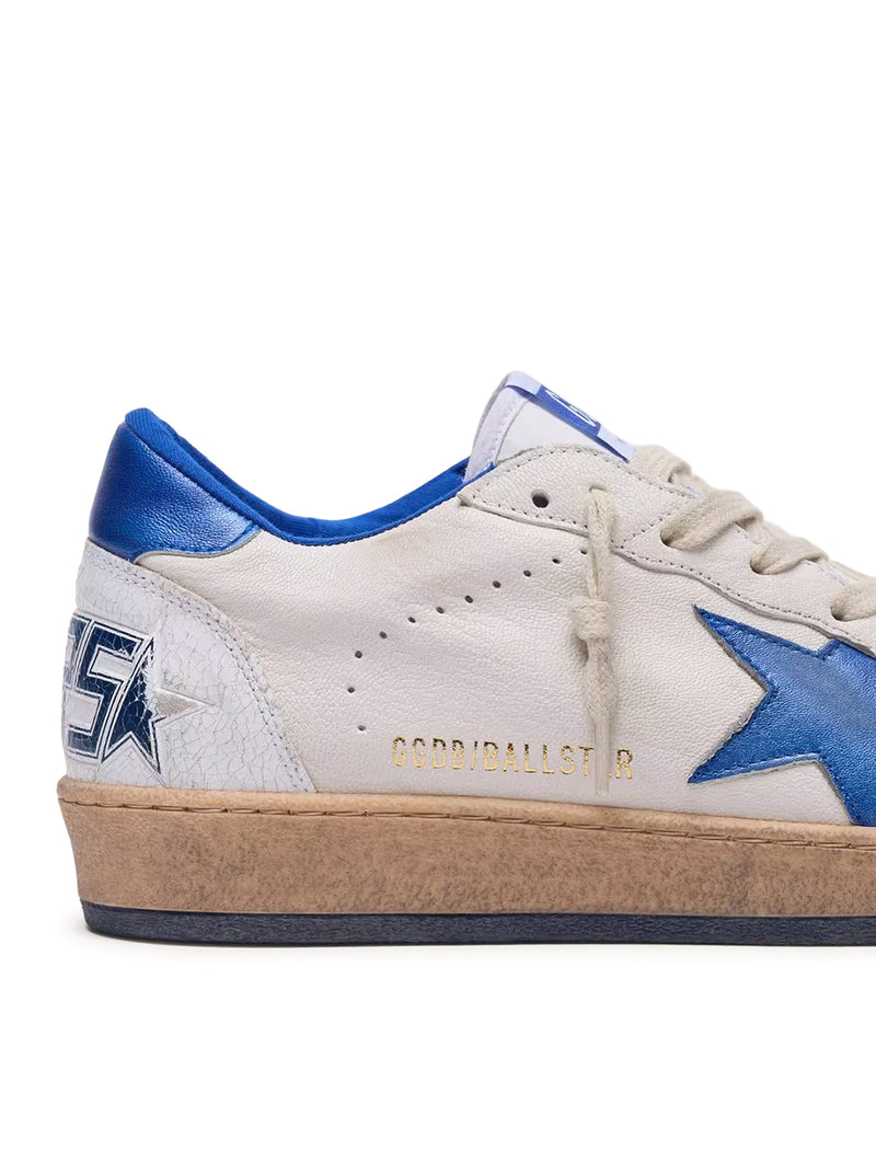 BALL-STAR WISHES IN NAPPA BIANCA CON STELLA E TALLONCINO BLUETTE