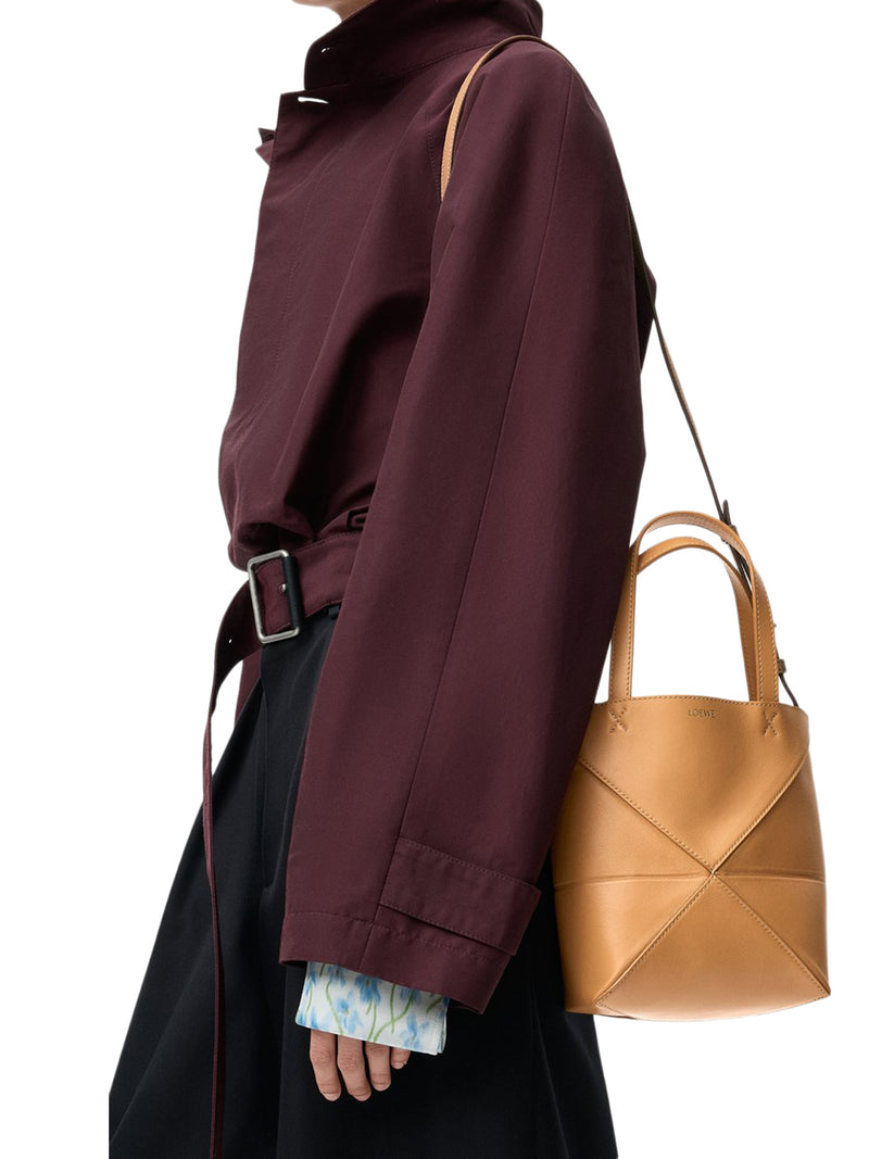 BORSA TOTE PUZZLE FOLD IN PELLE DI VITELLO LUCIDA