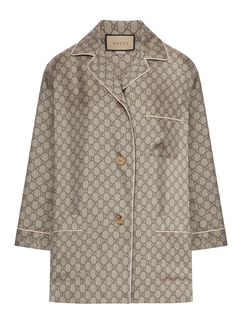 CAMICIA IN SETA GG SUPREME