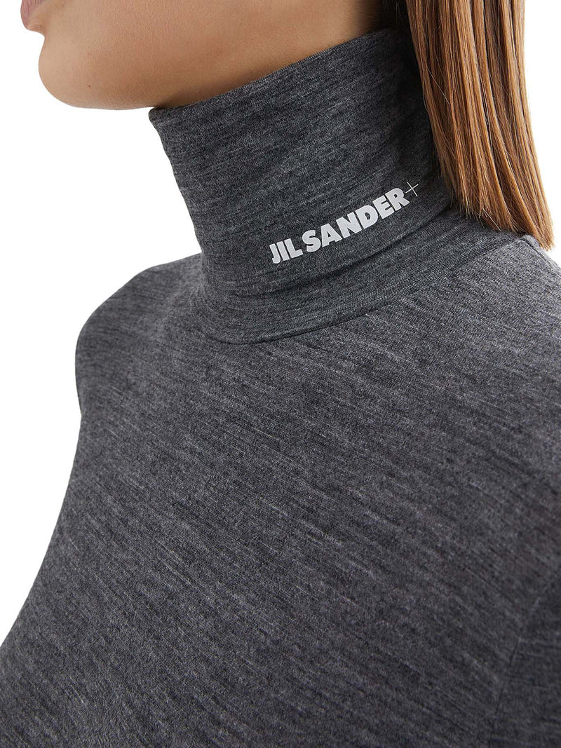 TOP A MANICHE LUNGHE CON SCOLLO A IMBUTO