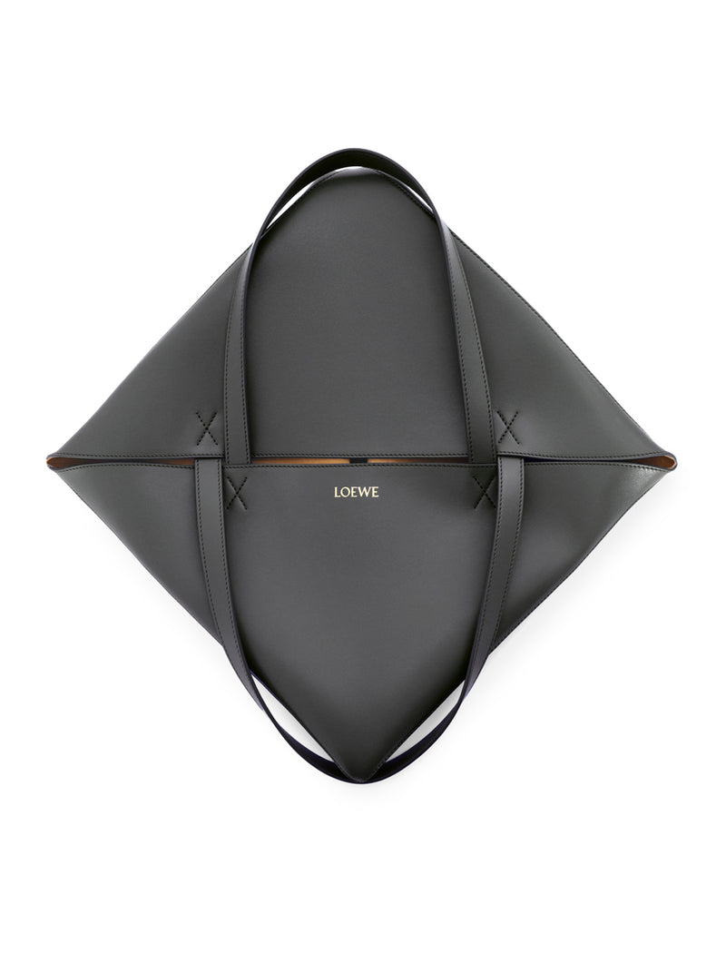 BORSA PUZZLE FOLD TOTE XL IN PELLE DI VITELLO LUCIDA