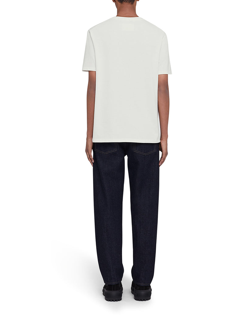 T-SHIRT GIROCOLLO CON LOGO JIL SANDER