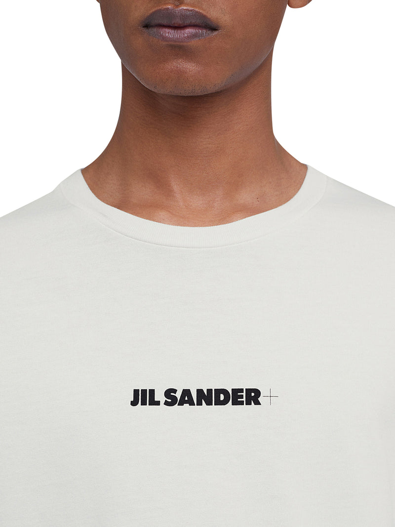 T-SHIRT GIROCOLLO CON LOGO JIL SANDER