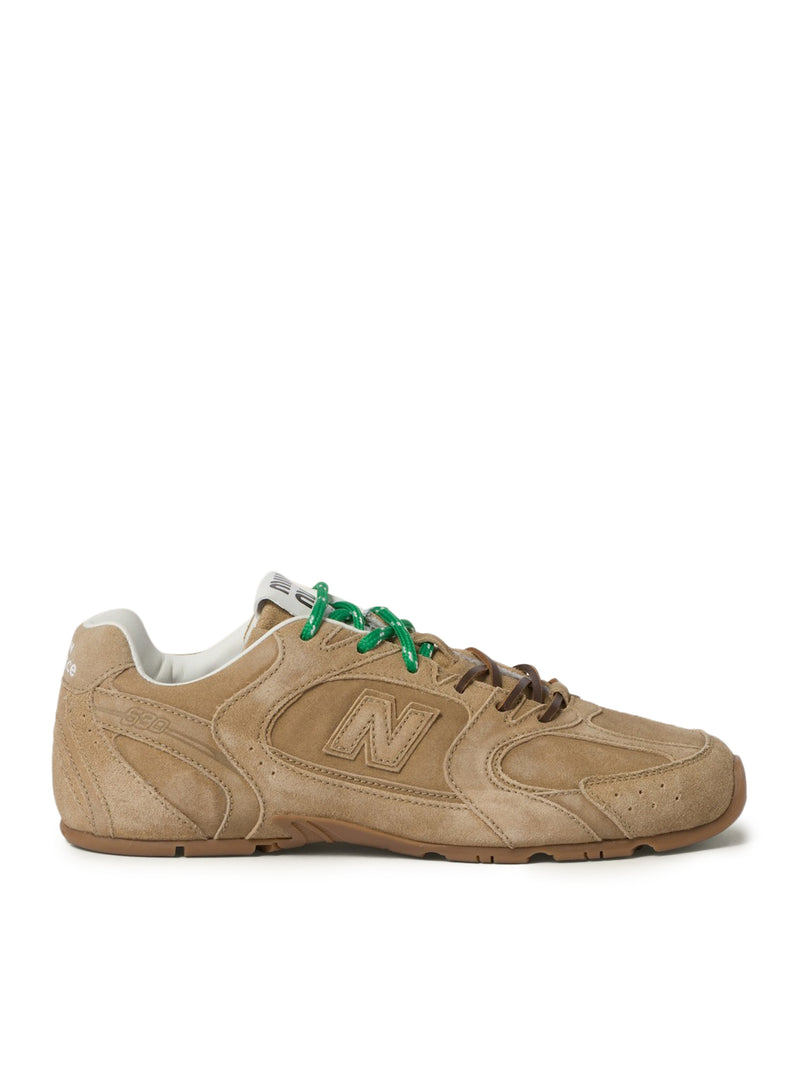 SCARPE DA GINNASTICA NEW BALANCE X MIU MIU 530 SL IN PELLE SCAMOSCIATA