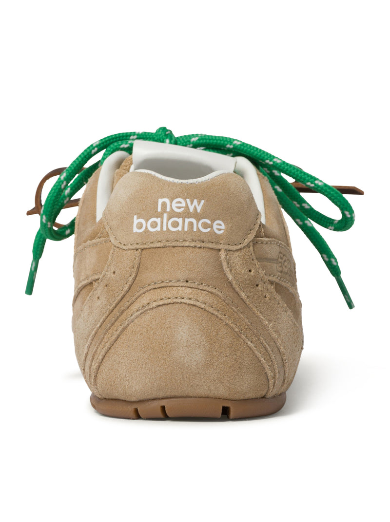 SCARPE DA GINNASTICA NEW BALANCE X MIU MIU 530 SL IN PELLE SCAMOSCIATA