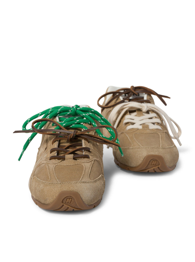 SCARPE DA GINNASTICA NEW BALANCE X MIU MIU 530 SL IN PELLE SCAMOSCIATA