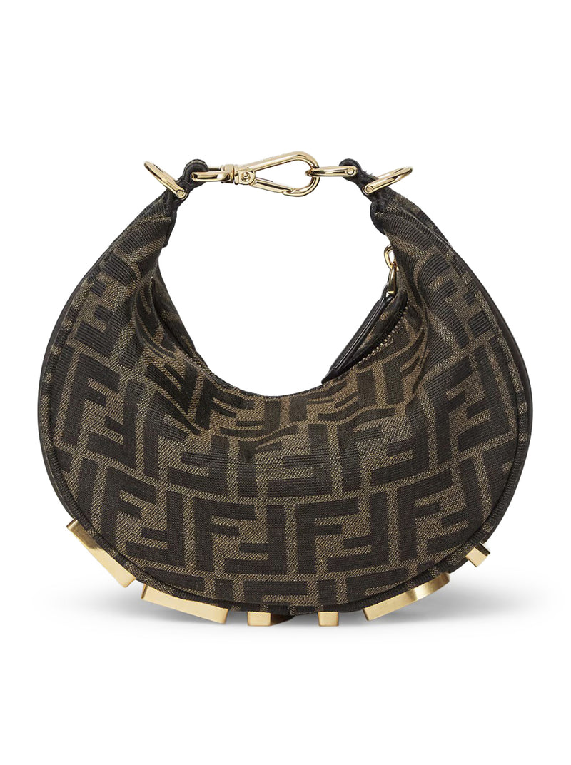 MINIBAG FENDIGRAPHY IN TESSUTO FF JACQUARD