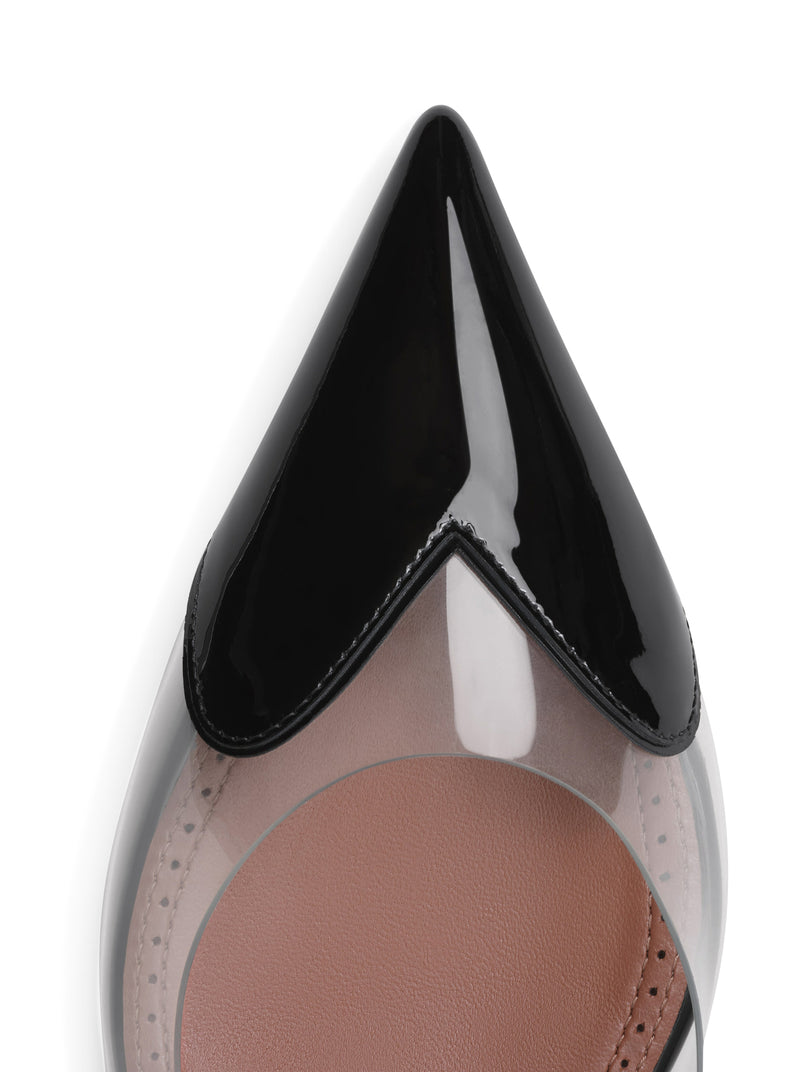 SLINGBACK FLAT LE CŒUR IN PELLE DI VITELLO VERNICIATA