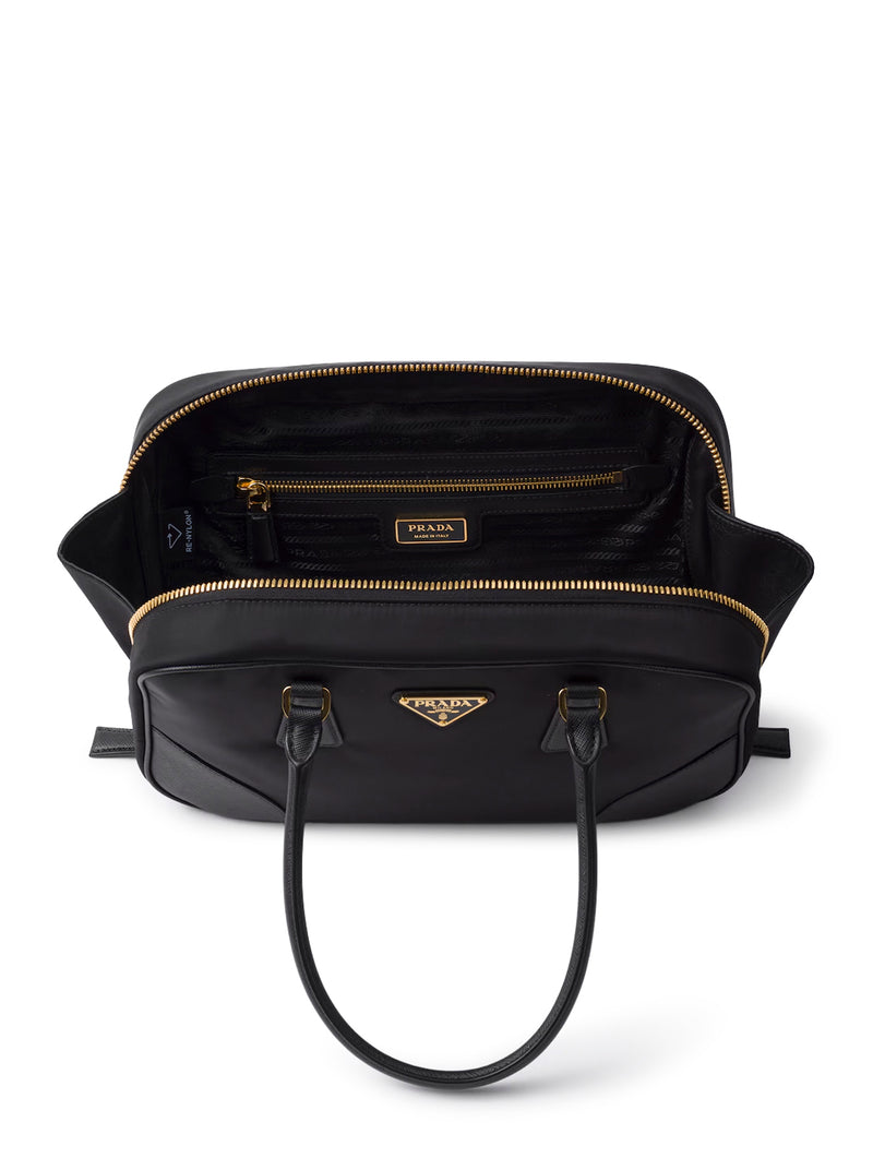 BAULETTO RE-EDITION 1978 MEDIUM IN RE-NYLON E SAFFIANO