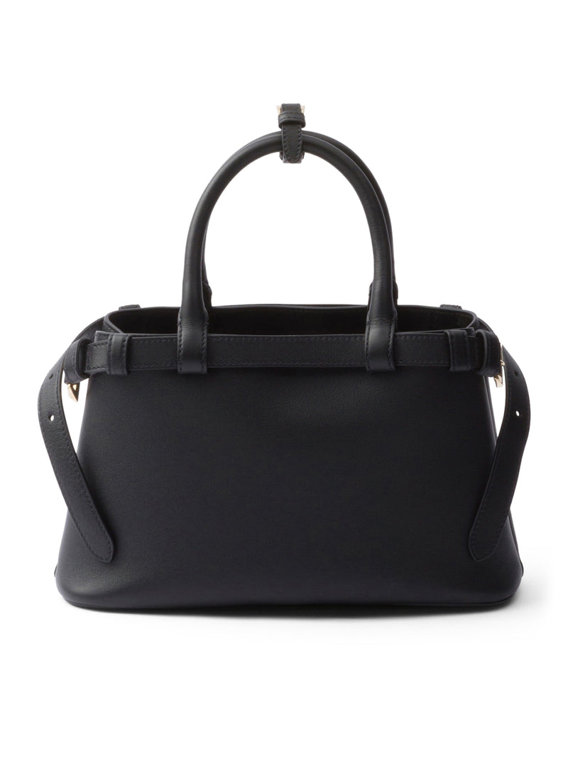 BORSA PRADA BUCKLE SMALL IN PELLE CON DOPPIA CINTURA