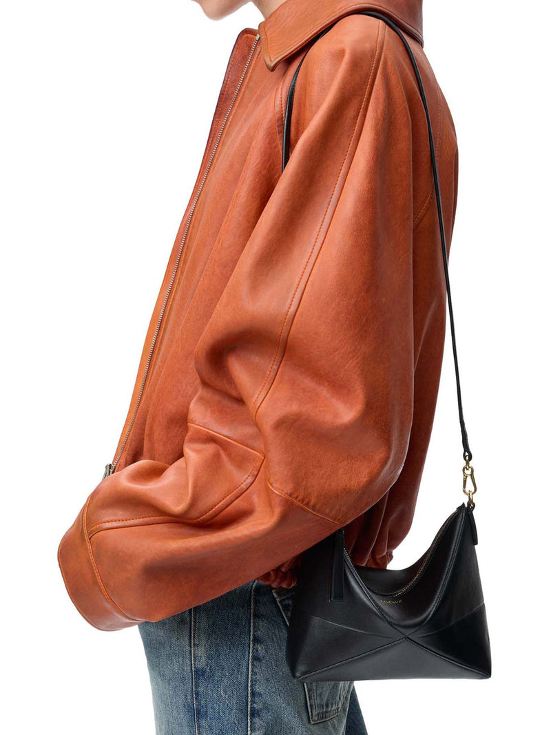 BORSA A BUSTA PUZZLE IN PELLE DI VITELLO LUCIDA