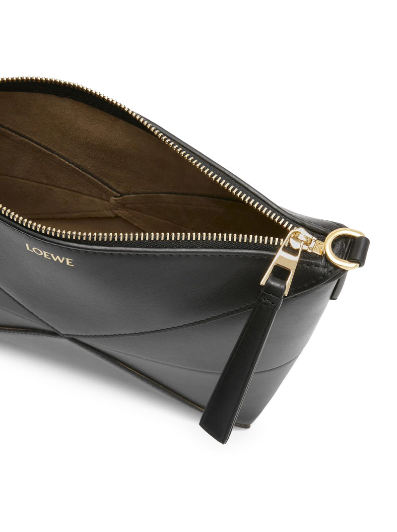 BORSA A BUSTA PUZZLE IN PELLE DI VITELLO LUCIDA