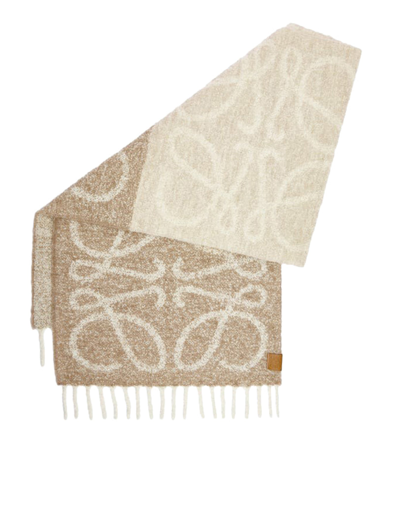 SCIARPA ANAGRAM IN LANA