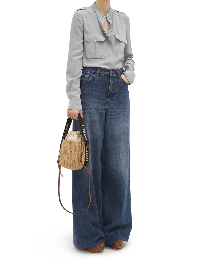 BORSA WOODY PICCOLA IN FIBRE NATURAL