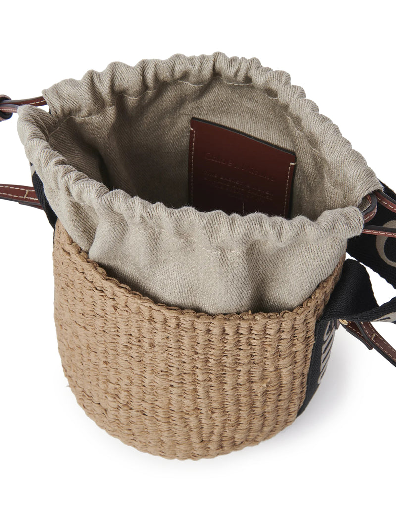 BORSA WOODY PICCOLA IN FIBRE NATURAL