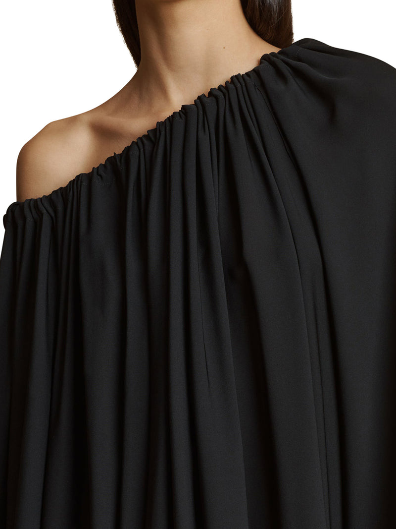 top in georgette di sete