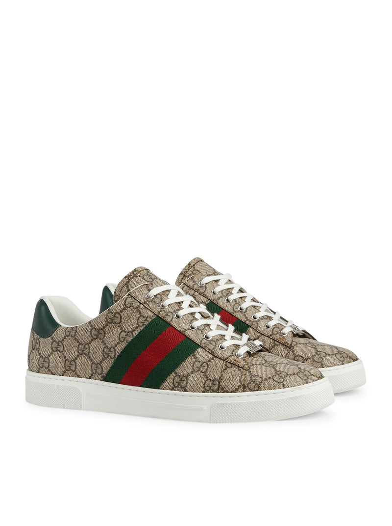 SNEAKER GUCCI ACE UOMO CON DETTAGLIO WEB