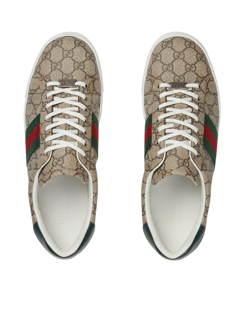 SNEAKER GUCCI ACE UOMO CON DETTAGLIO WEB