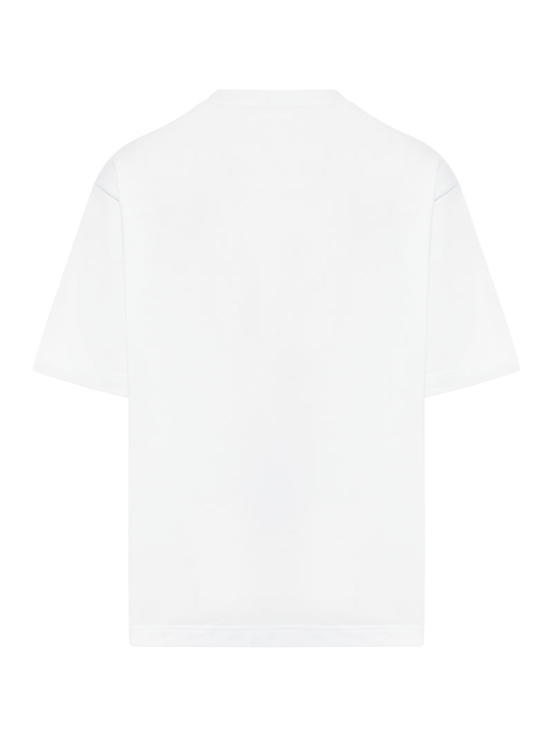 T-SHIRT IN JERSEY DI COTONE CON STAMPA GUCCI