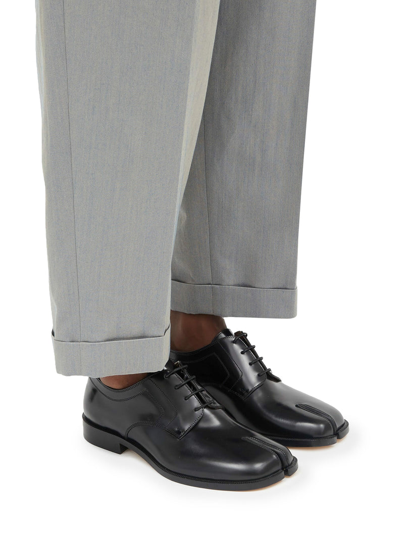 DERBY TABI IN PELLE DI VITELLO LUCIDA