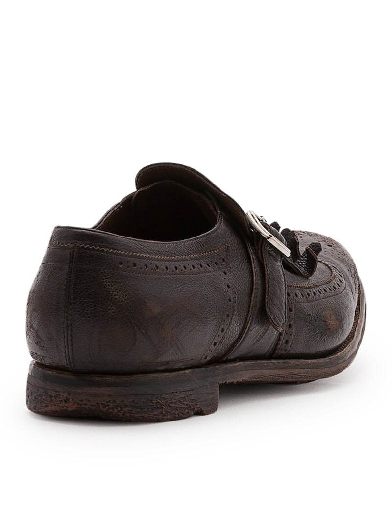 SHANGHAI MONK STRAP IN PELLE DI VITELLO GLACÉ