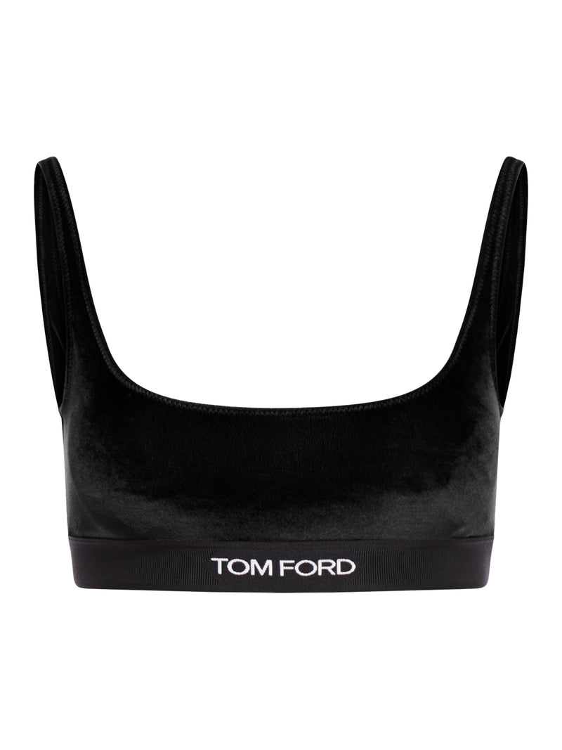 TOP IN VELLUTO STRETCH