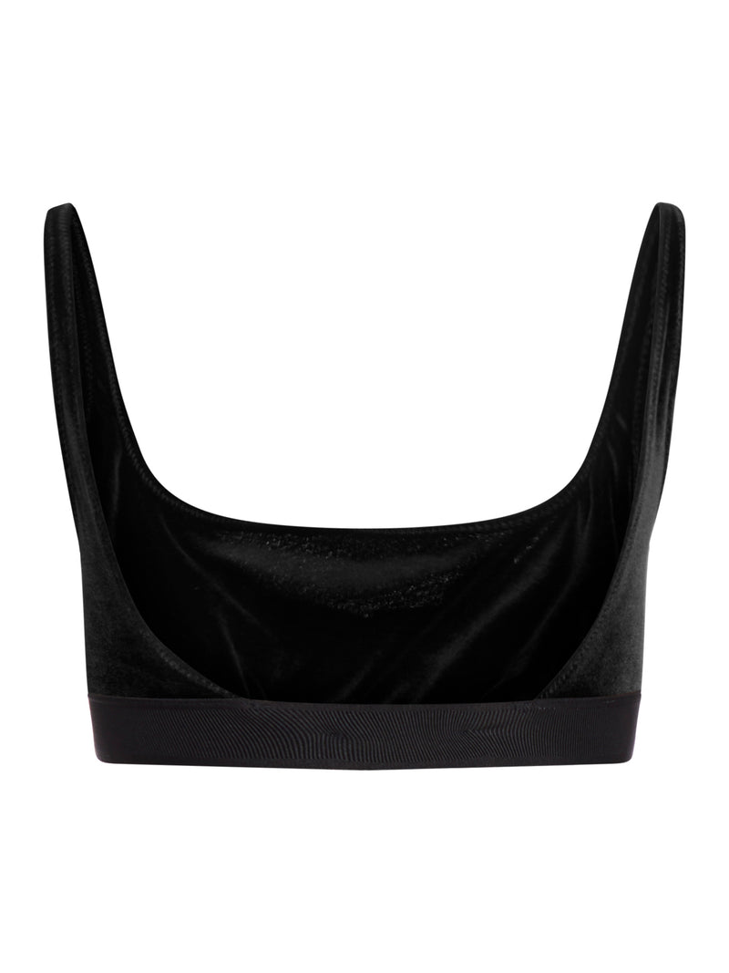 TOP IN VELLUTO STRETCH