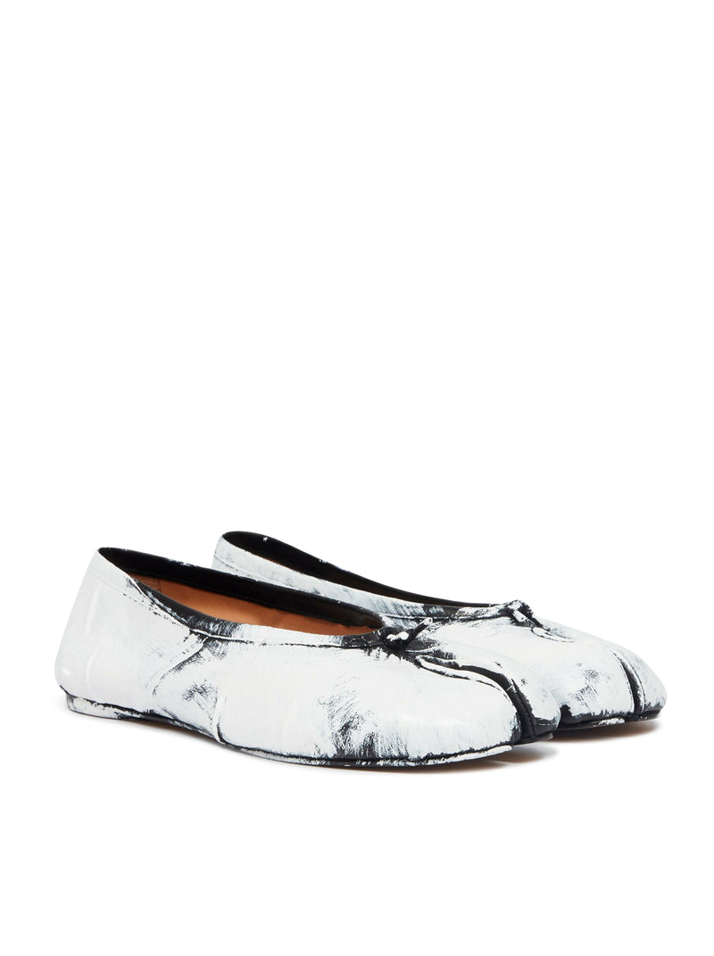 BALLERINE TABI IN NAPPA DIPINTE A MANO