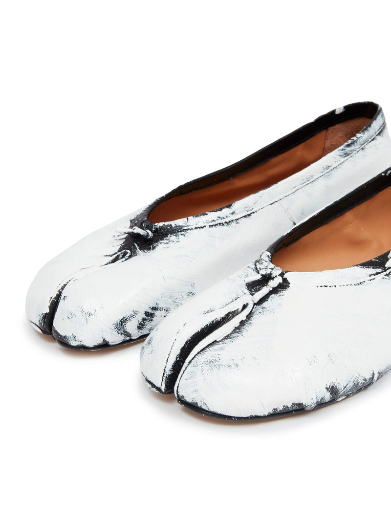 BALLERINE TABI IN NAPPA DIPINTE A MANO