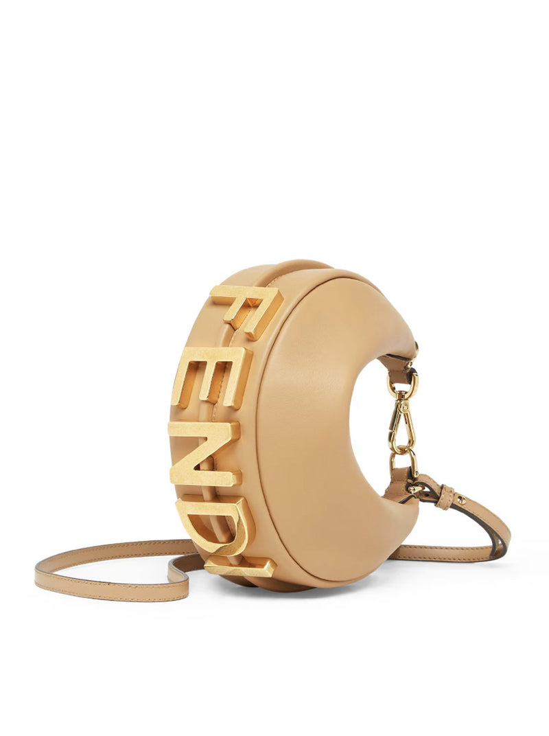 FENDIGRAPHY MINI IN PELLE MIELE