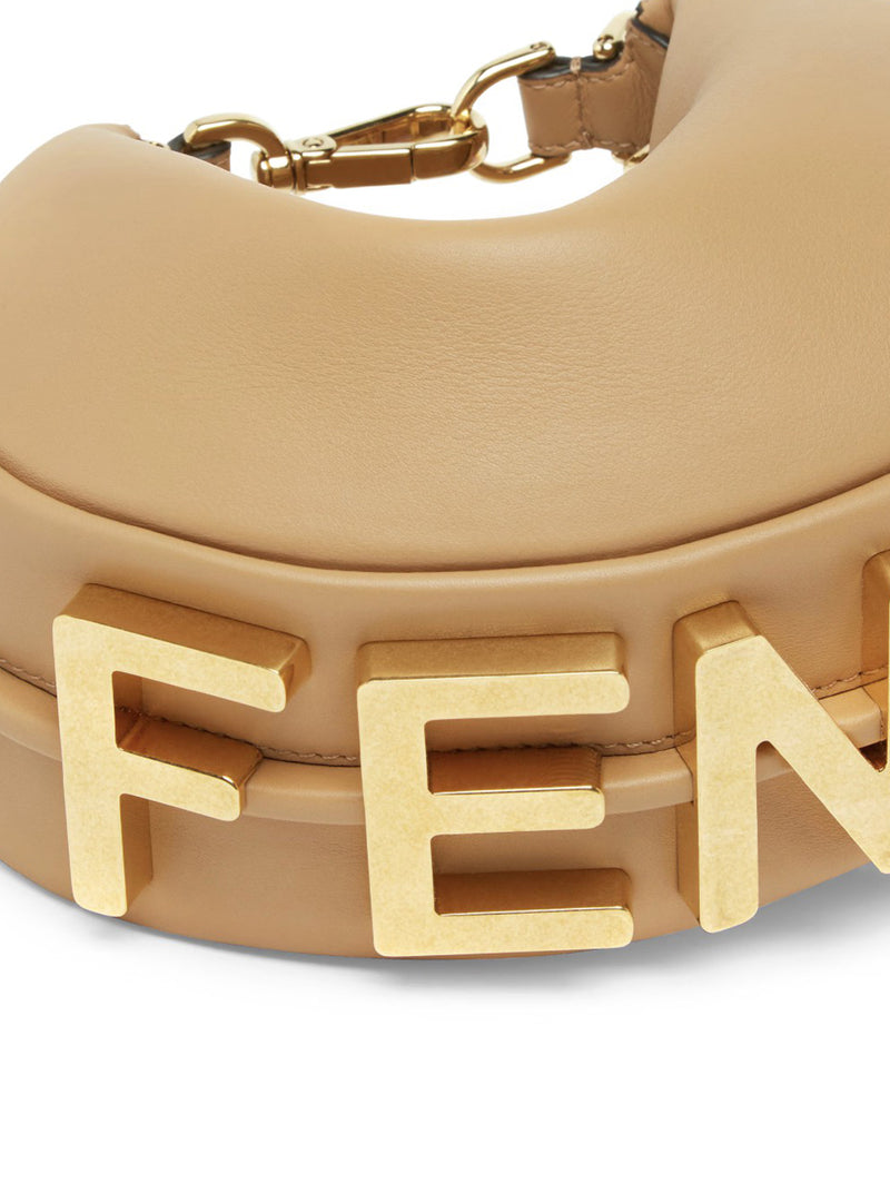 FENDIGRAPHY MINI IN PELLE MIELE