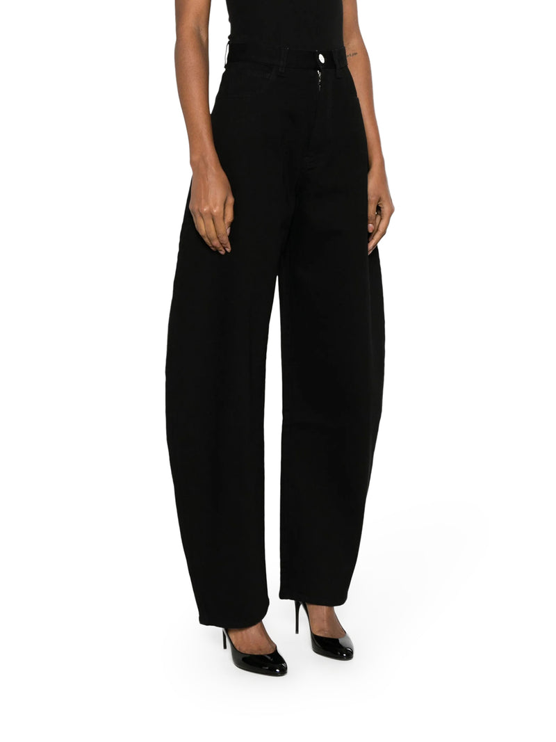 JEANS ROUND IN DENIM NERO