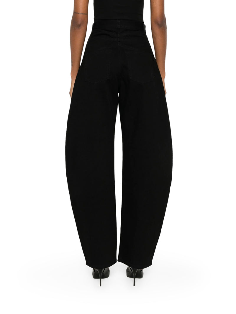 JEANS ROUND IN DENIM NERO