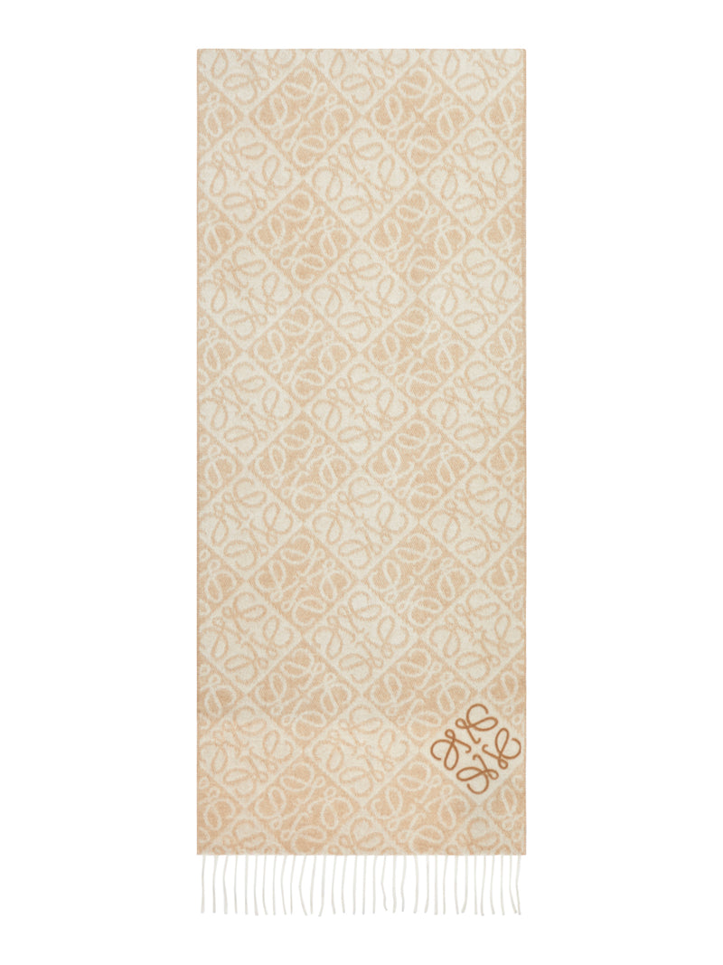 SCIARPA ANAGRAM IN LANA E CASHMERE