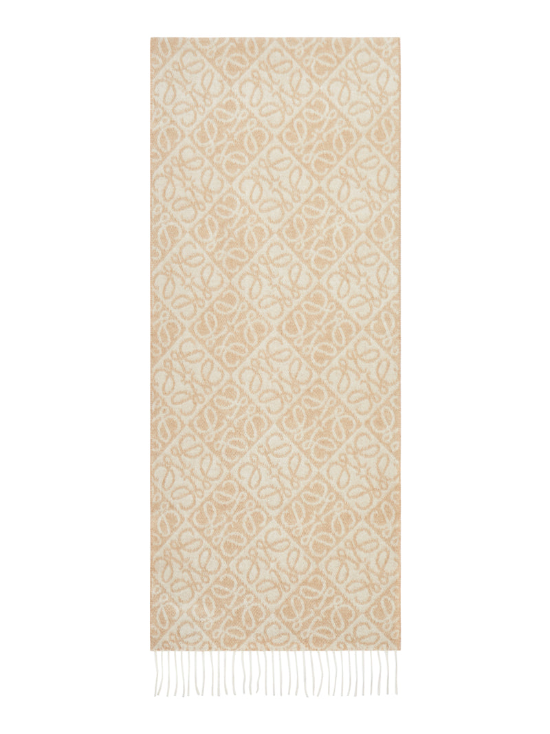 SCIARPA ANAGRAM IN LANA E CASHMERE