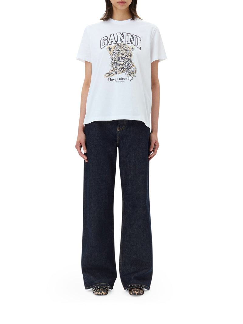 T-SHIRT IN JERSEY CON STAMPA